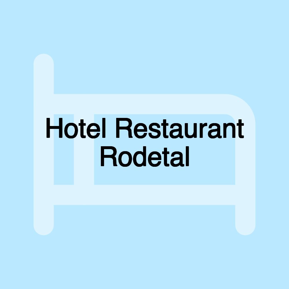 Hotel Restaurant Rodetal