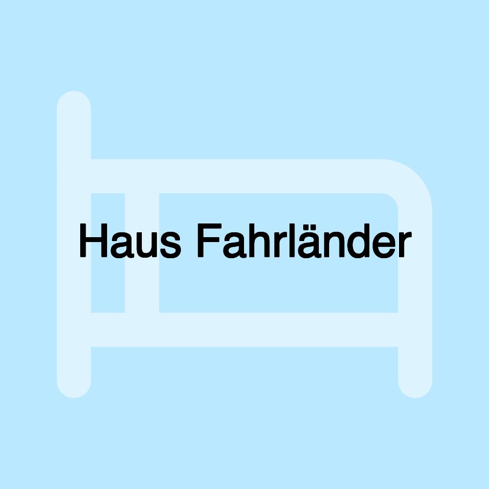 Haus Fahrländer