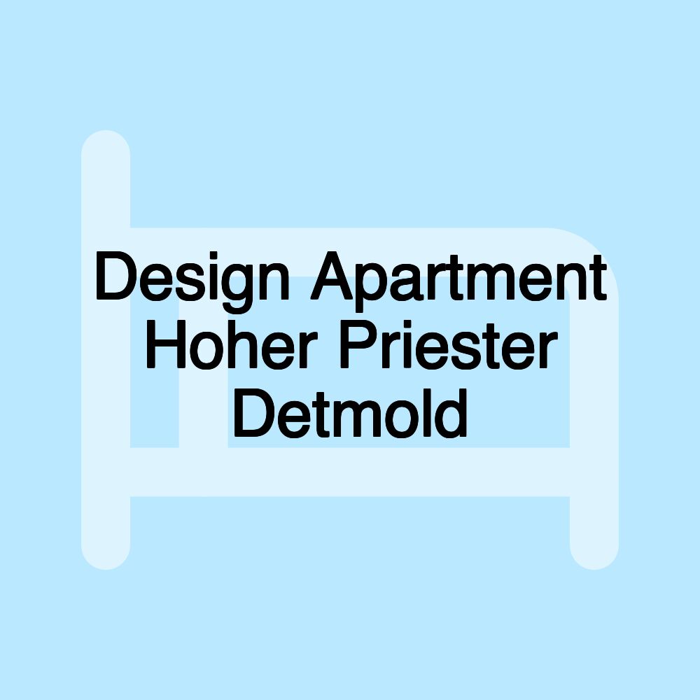 Design Apartment Hoher Priester Detmold