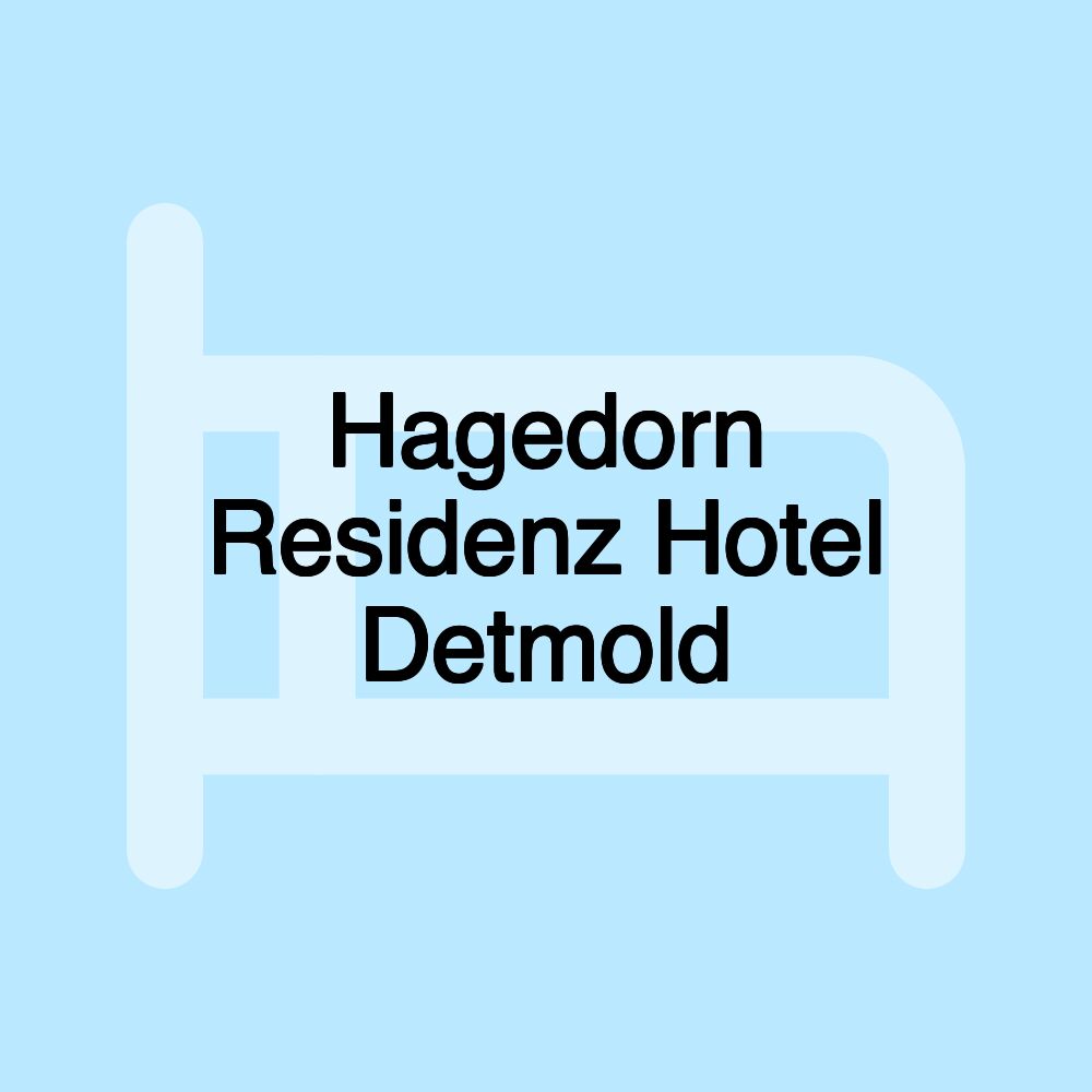 Hagedorn Residenz Hotel Detmold