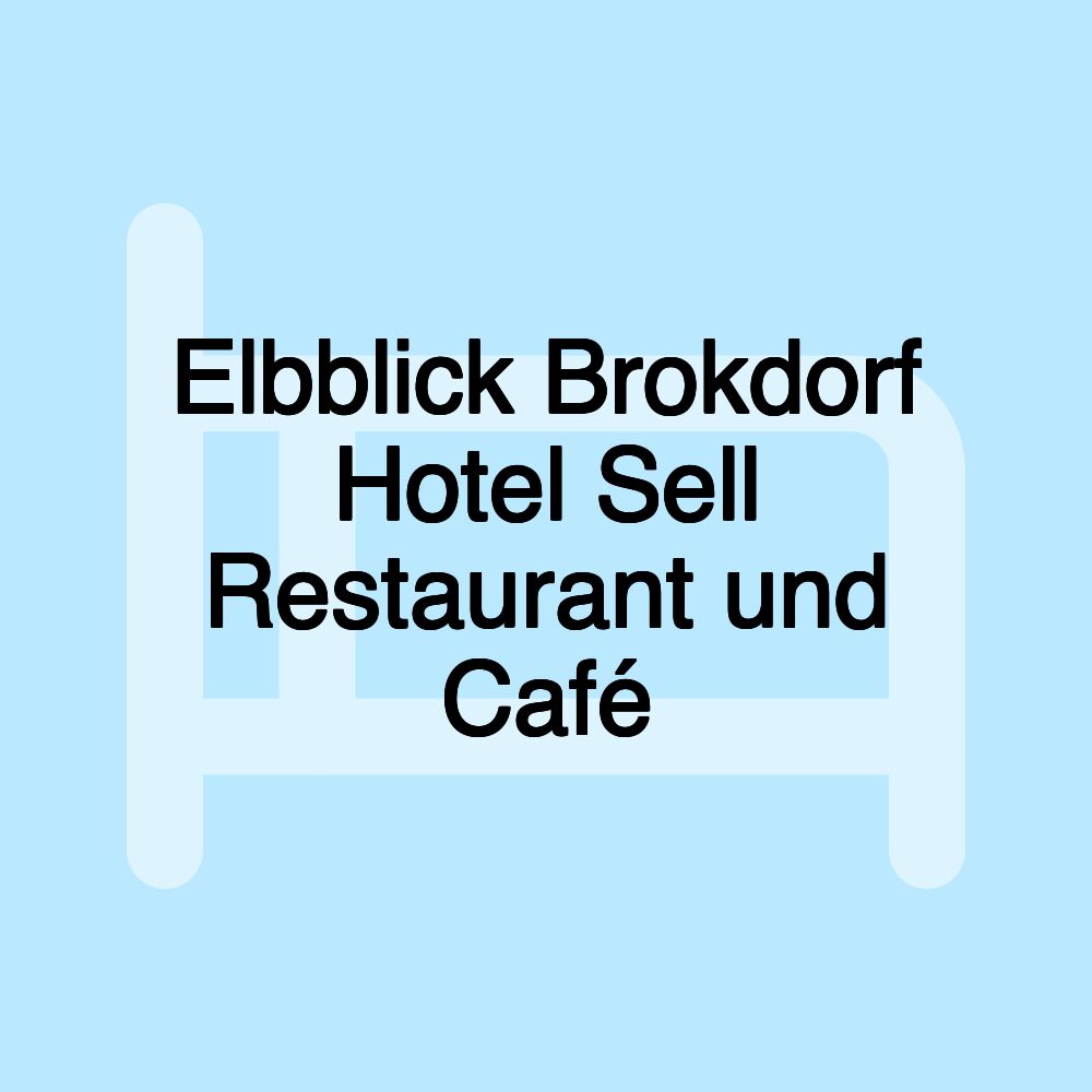 Elbblick Brokdorf Hotel Sell Restaurant und Café