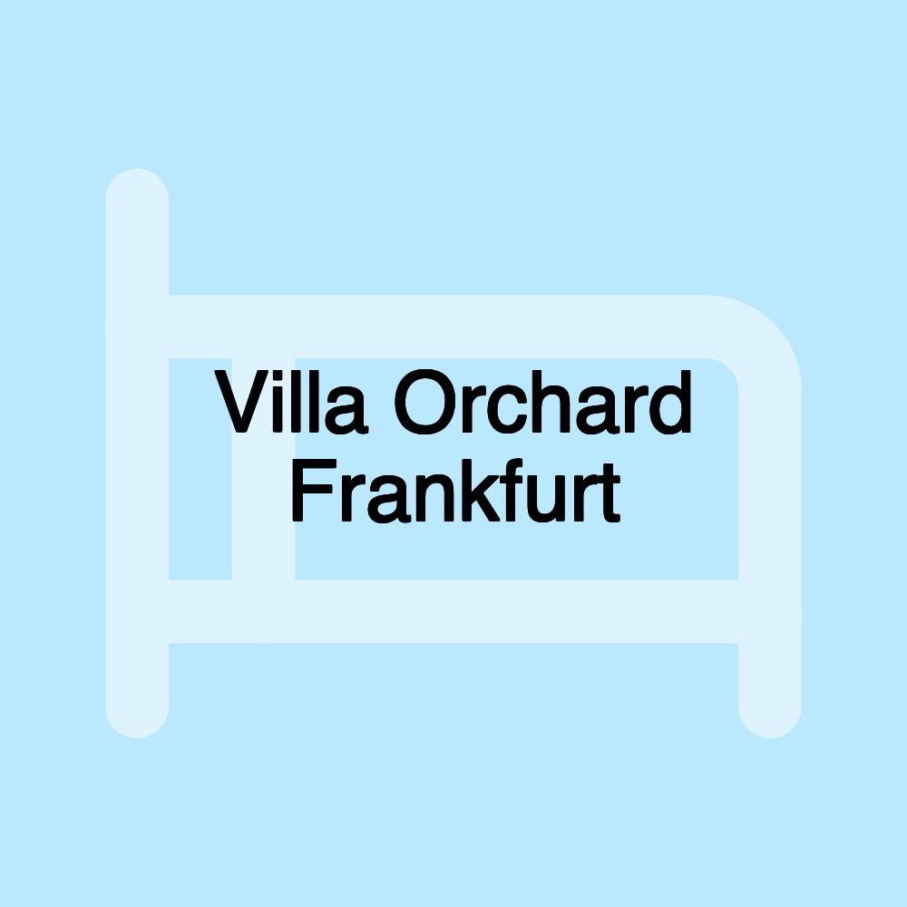 Villa Orchard Frankfurt