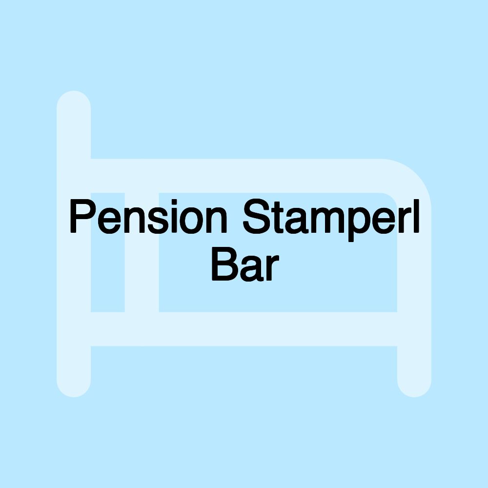 Pension Stamperl Bar