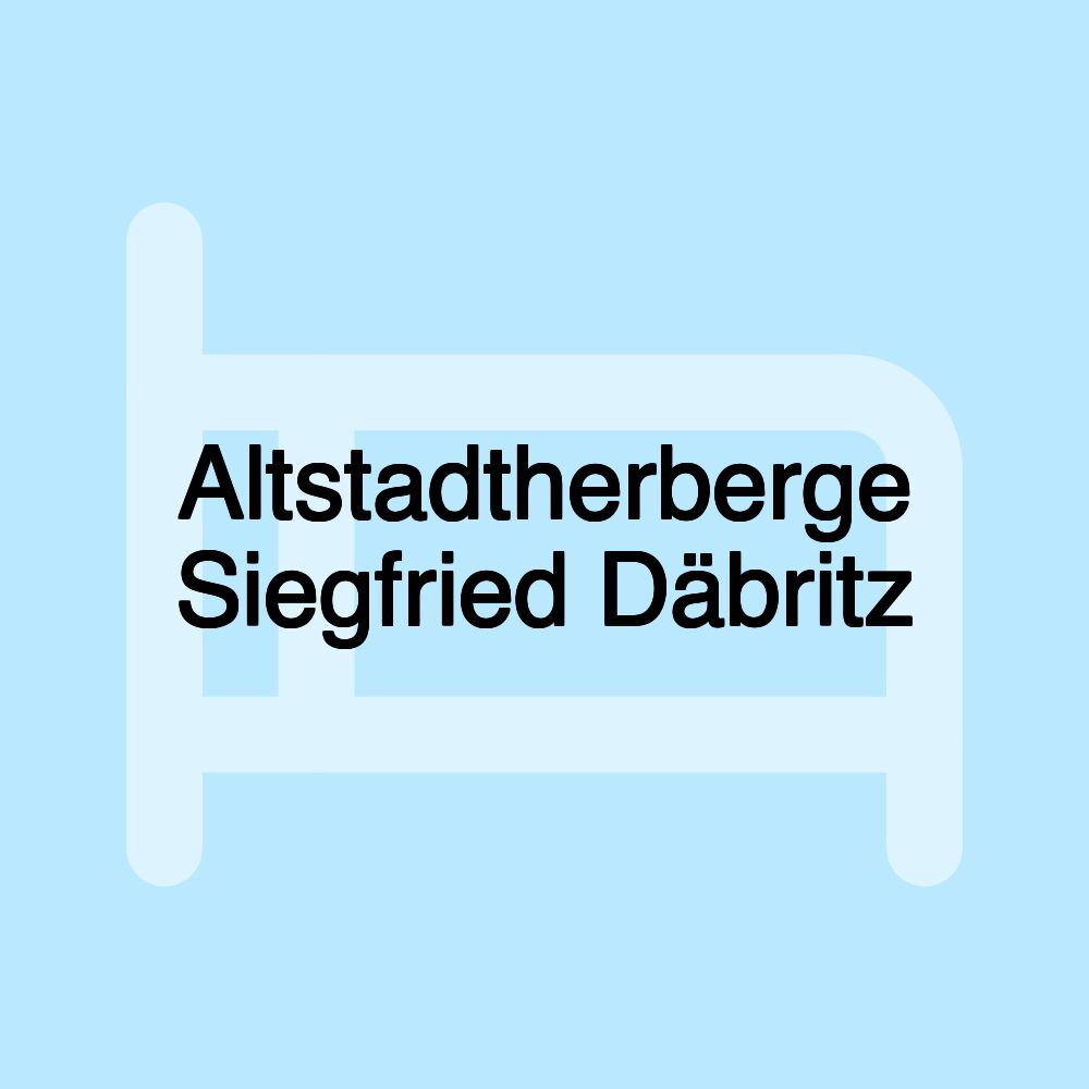 Altstadtherberge Siegfried Däbritz