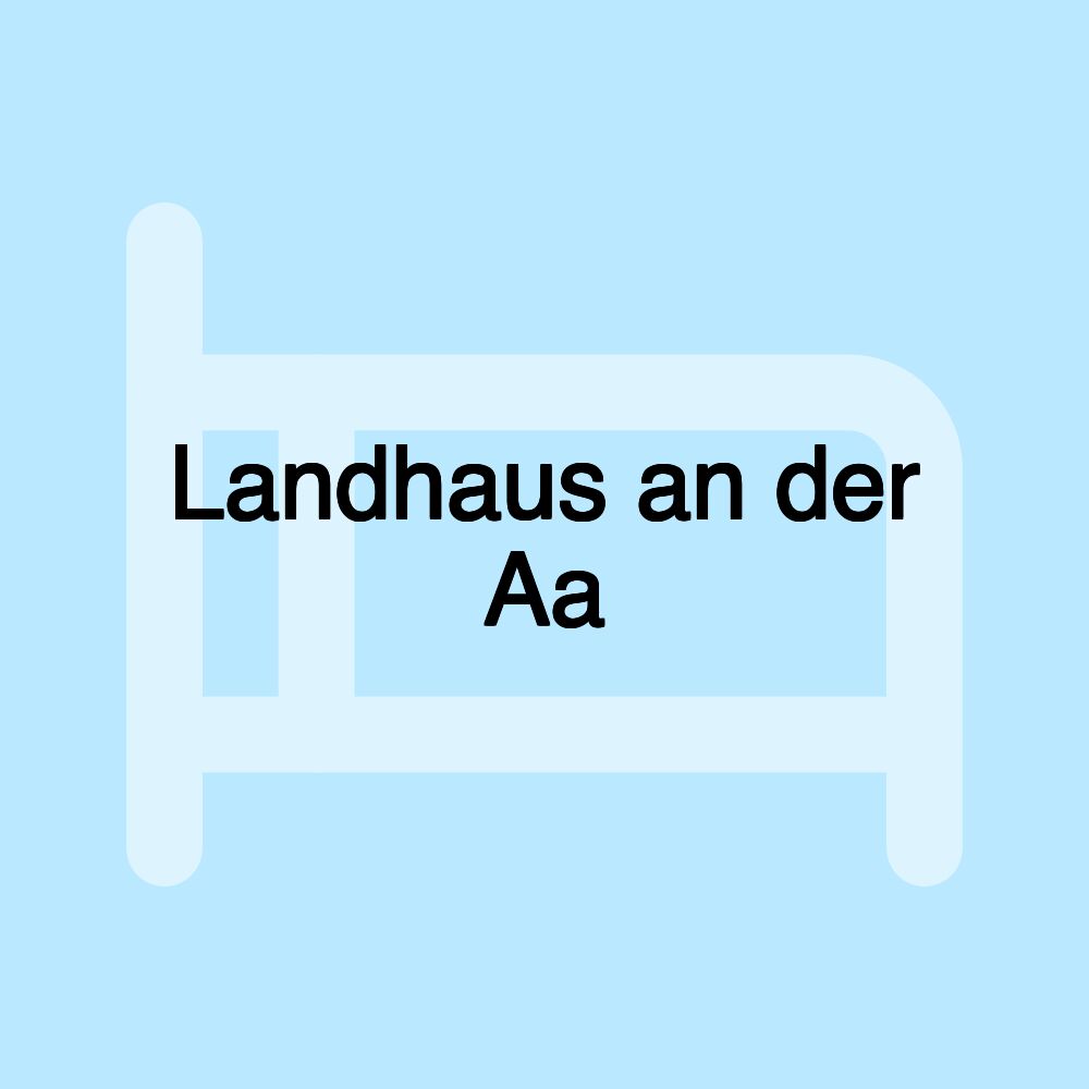 Landhaus an der Aa