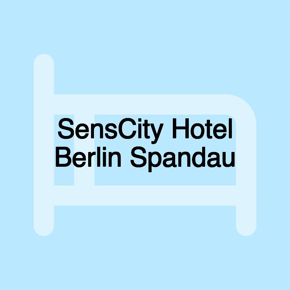 SensCity Hotel Berlin Spandau