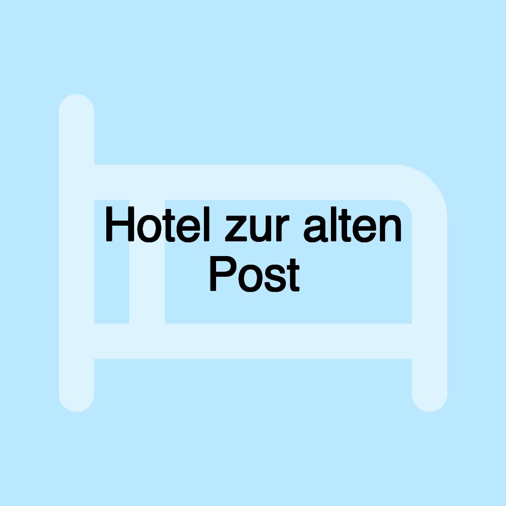 Hotel zur alten Post