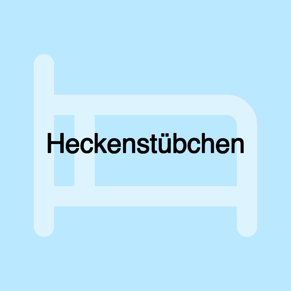 Heckenstübchen