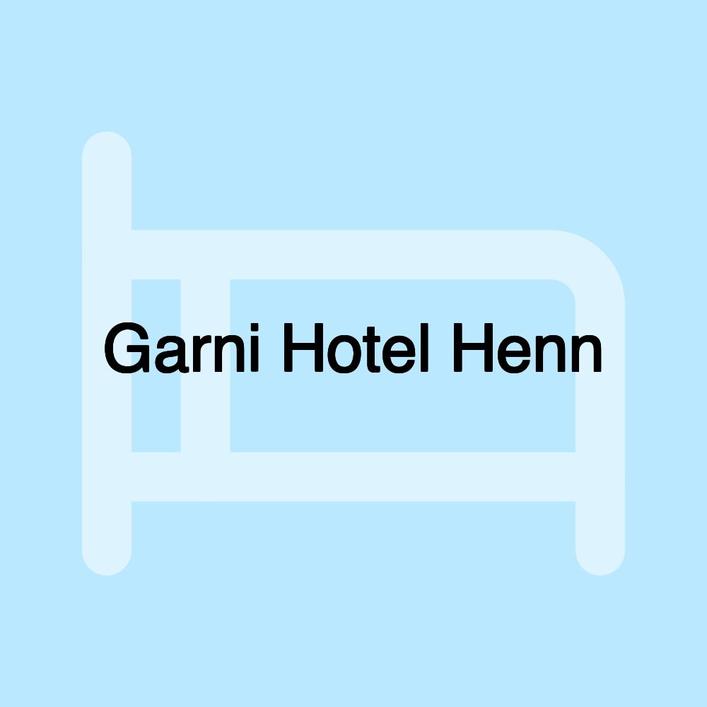 Garni Hotel Henn