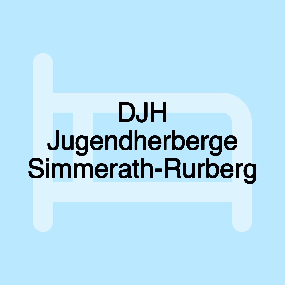 DJH Jugendherberge Simmerath-Rurberg