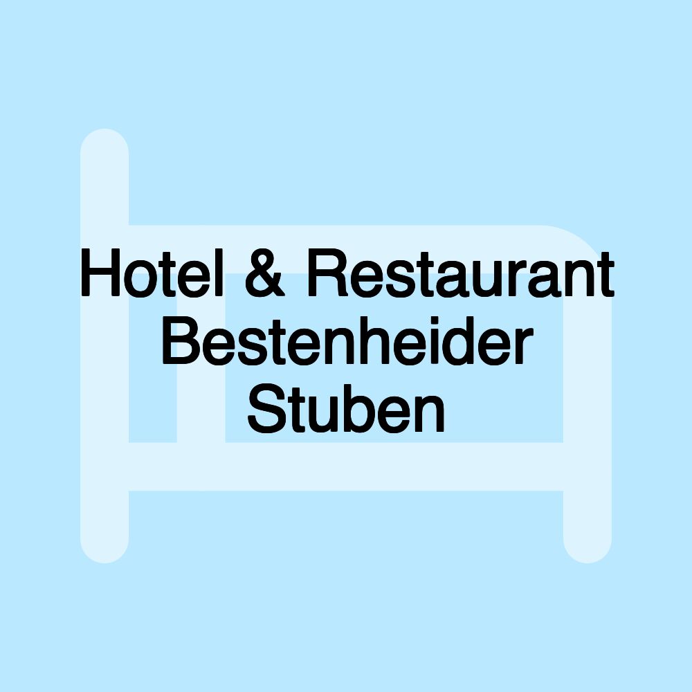 Hotel & Restaurant Bestenheider Stuben