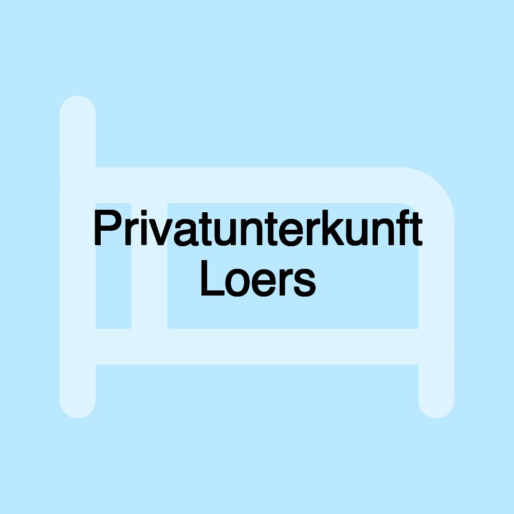 Privatunterkunft Loers