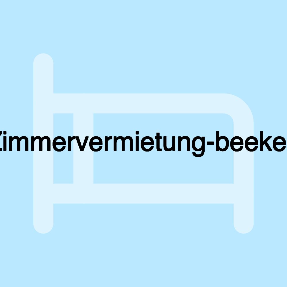 Zimmervermietung-beeken