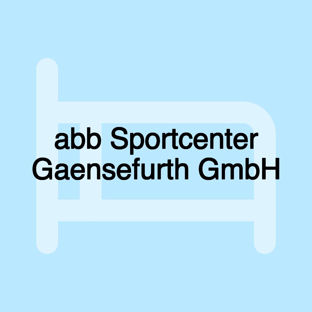 abb Sportcenter Gaensefurth GmbH