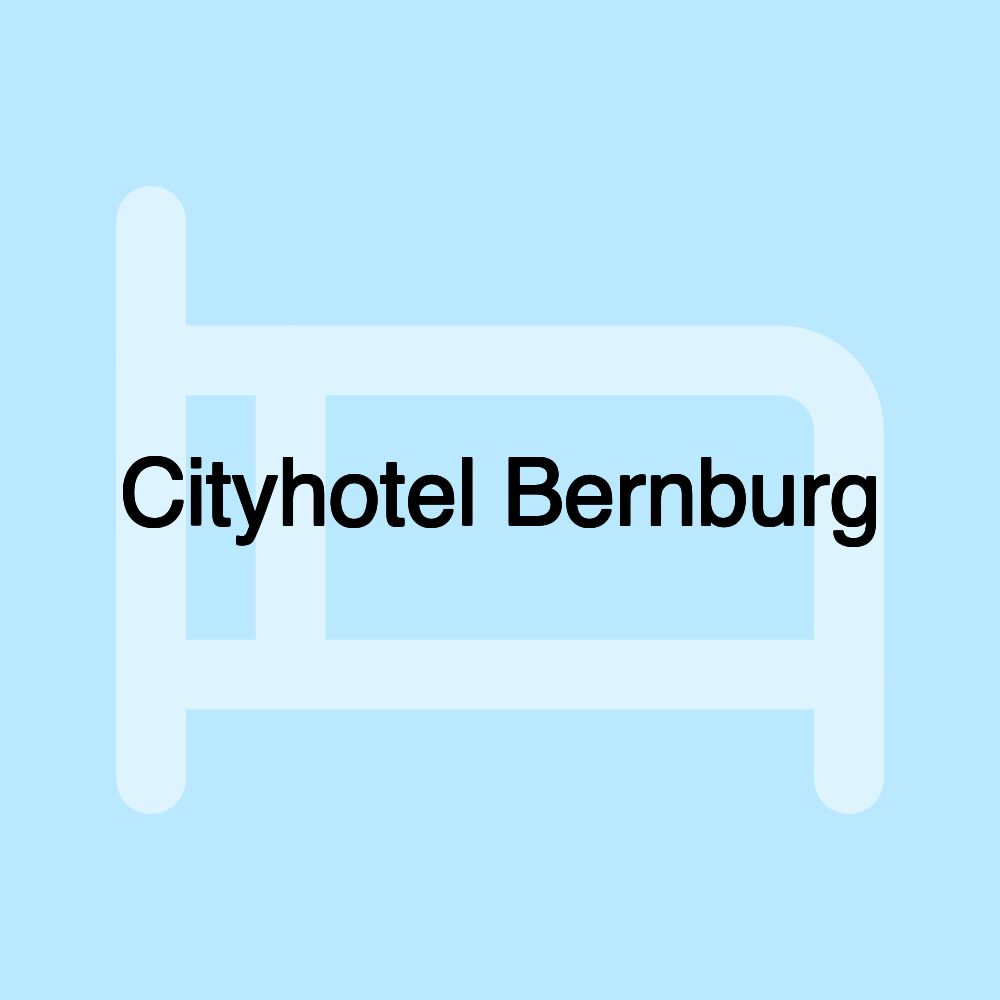 Cityhotel Bernburg