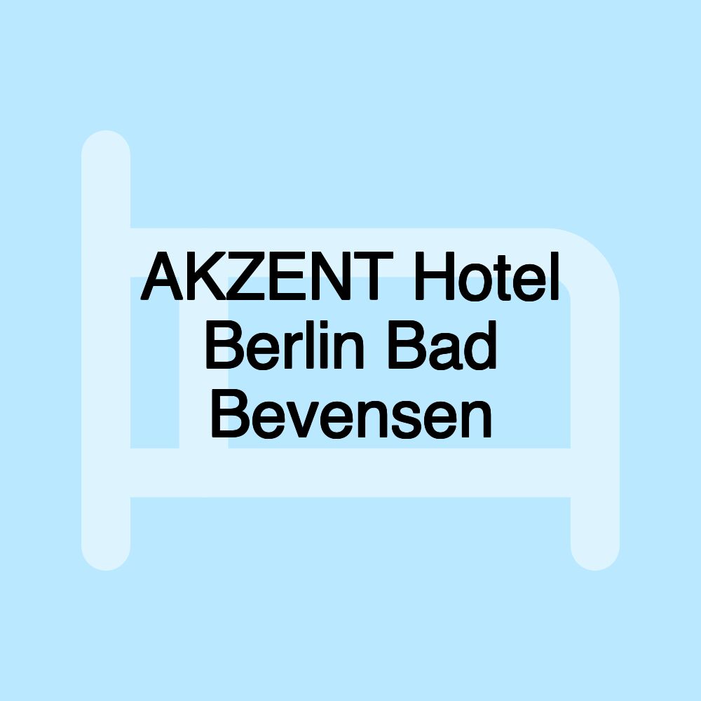 AKZENT Hotel Berlin Bad Bevensen