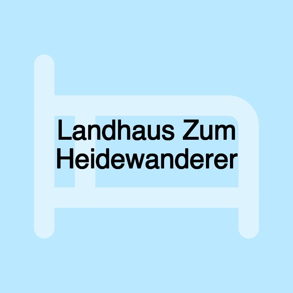 Landhaus Zum Heidewanderer