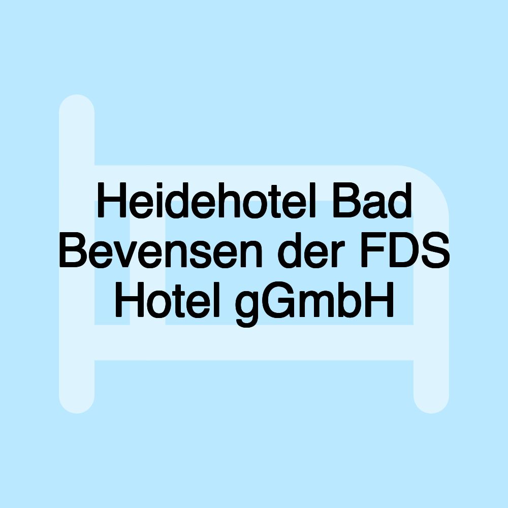 Heidehotel Bad Bevensen der FDS Hotel gGmbH