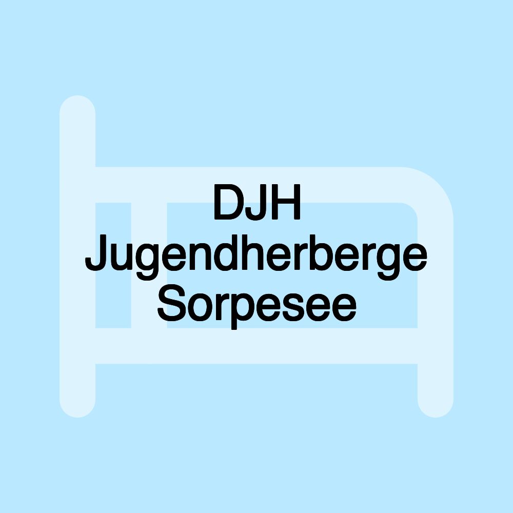 DJH Jugendherberge Sorpesee