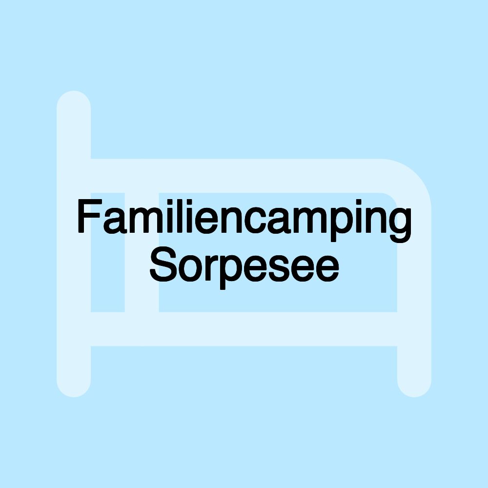 Familiencamping Sorpesee