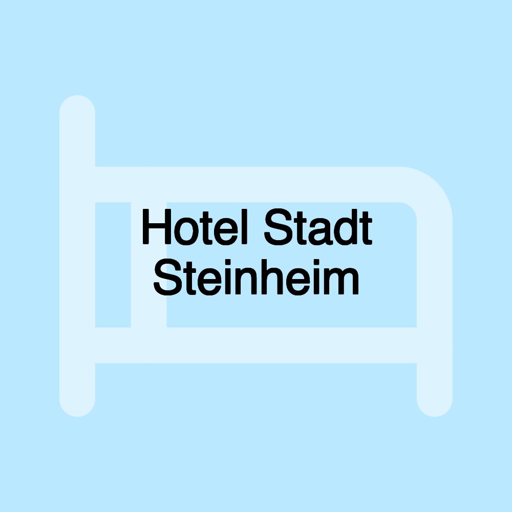 Hotel Stadt Steinheim