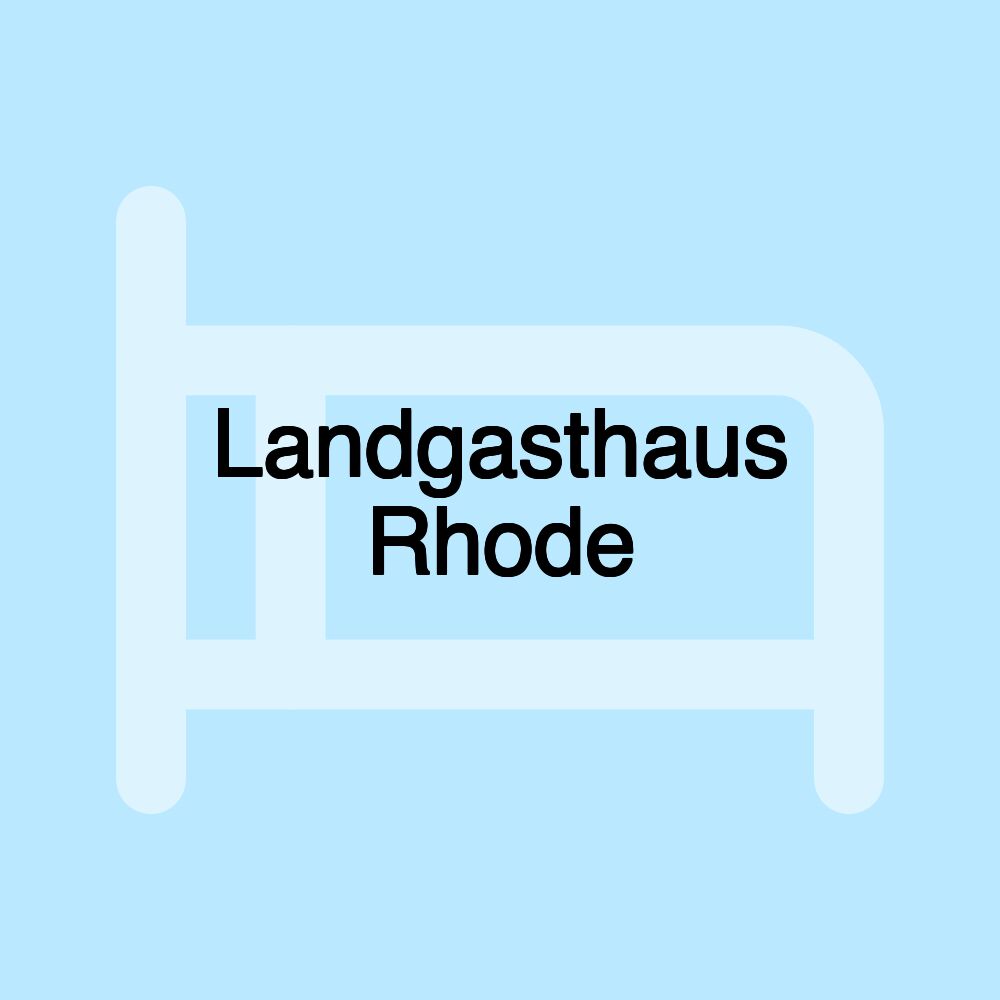 Landgasthaus Rhode