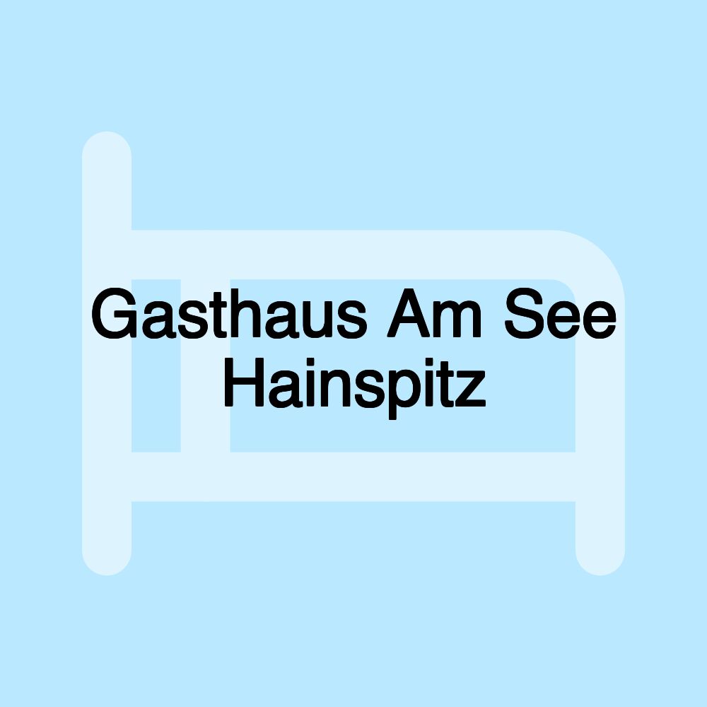 Gasthaus Am See Hainspitz