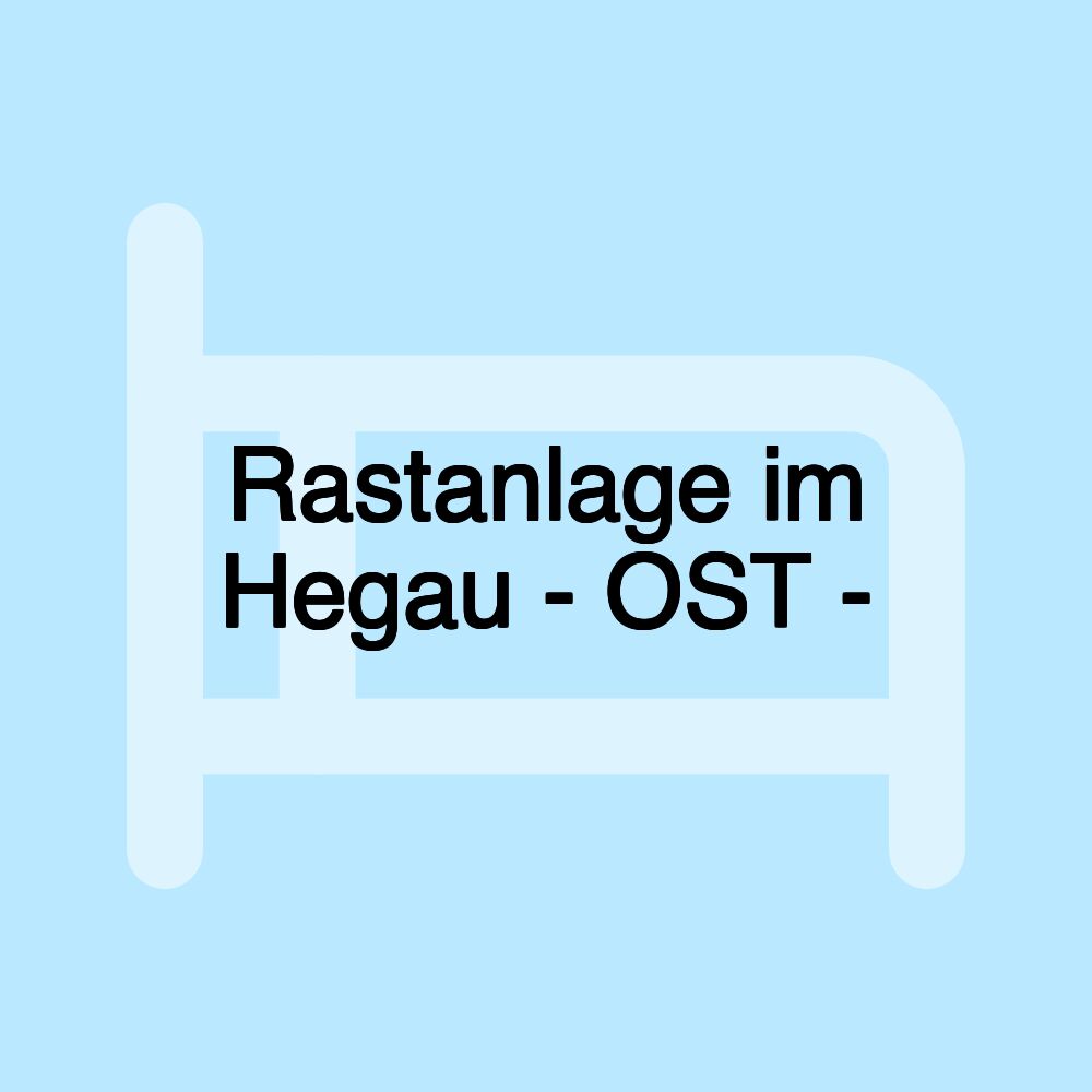 Rastanlage im Hegau - OST -