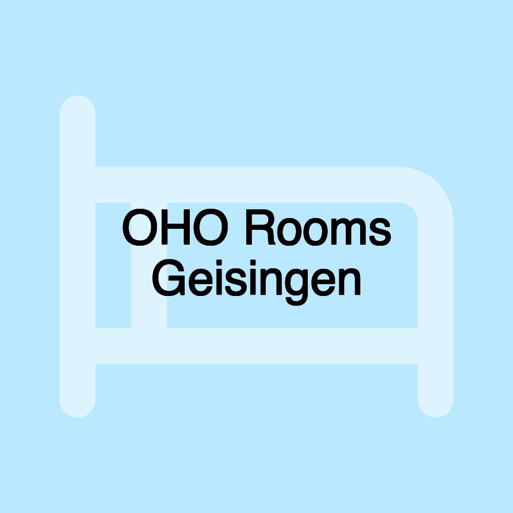 OHO Rooms Geisingen