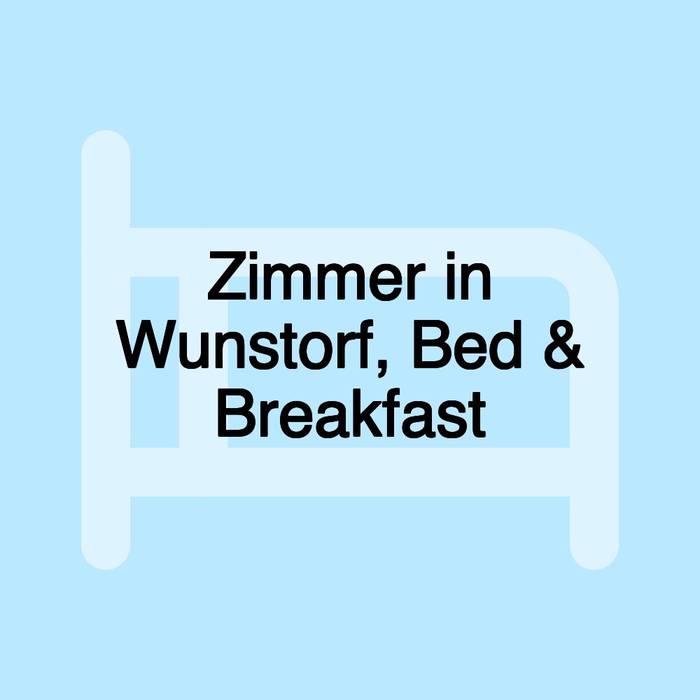 Zimmer in Wunstorf, Bed & Breakfast