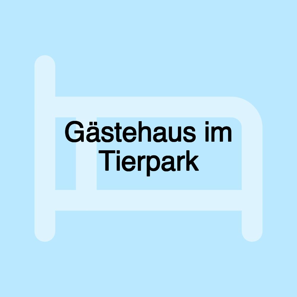 Gästehaus im Tierpark