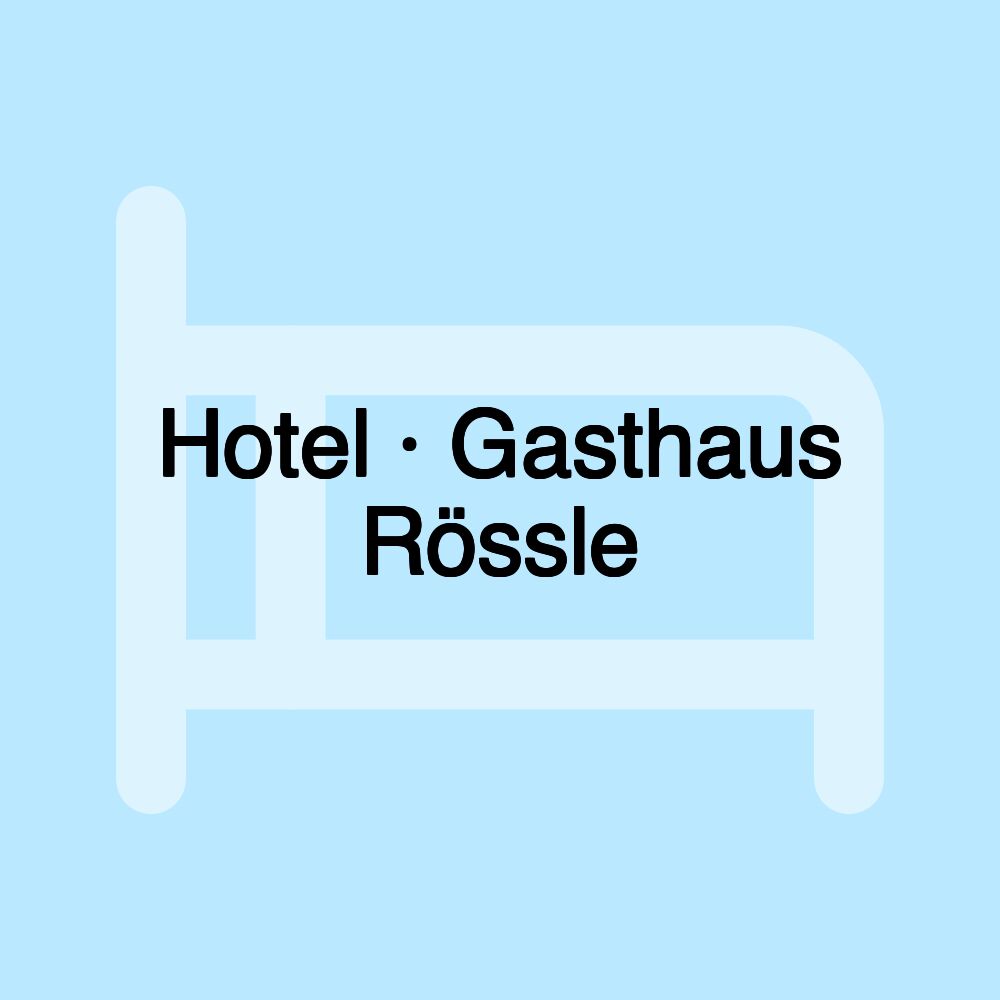 Hotel · Gasthaus Rössle