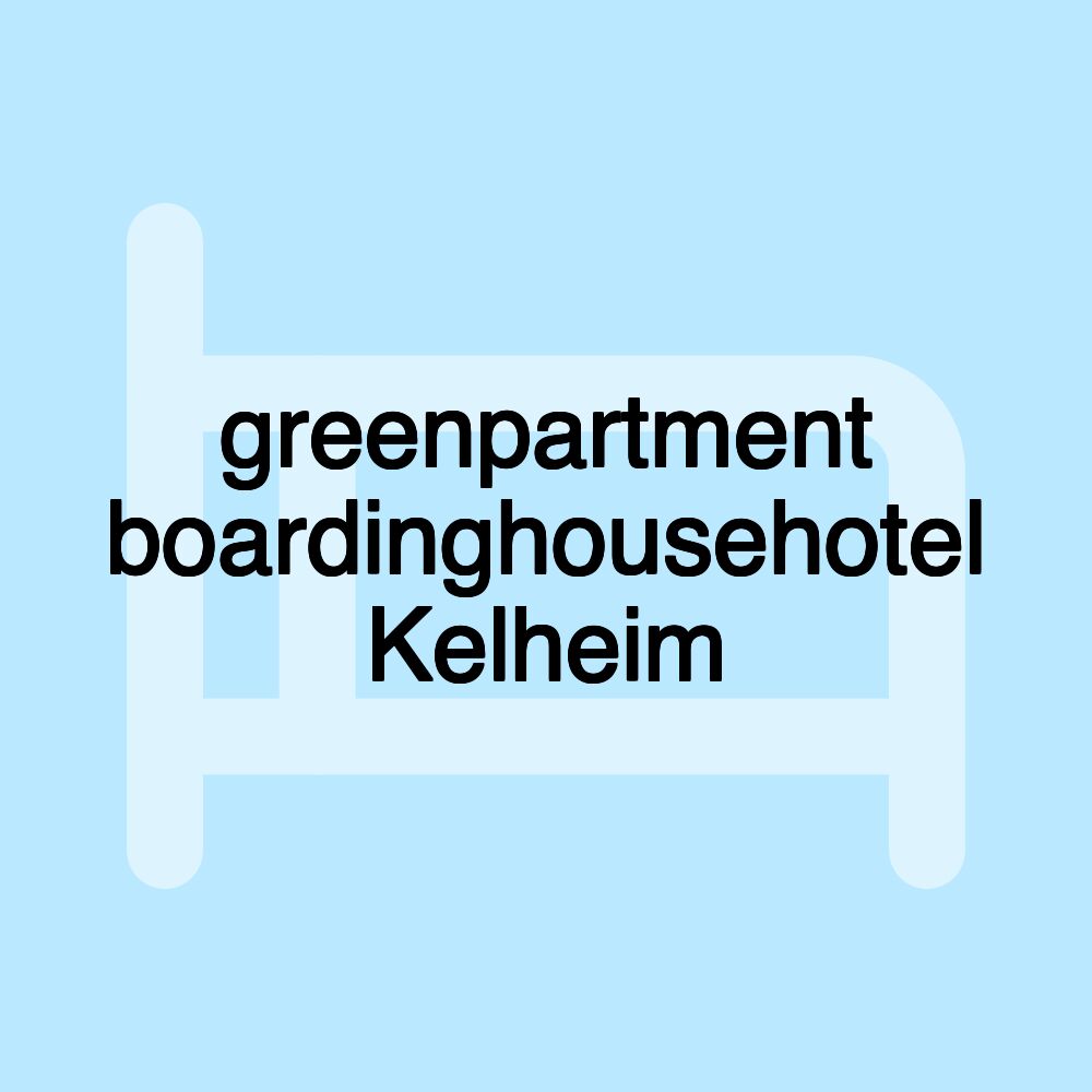 greenpartment boardinghousehotel Kelheim