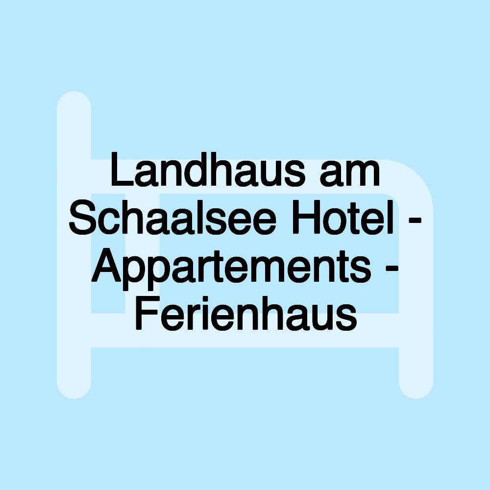 Landhaus am Schaalsee Hotel - Appartements - Ferienhaus