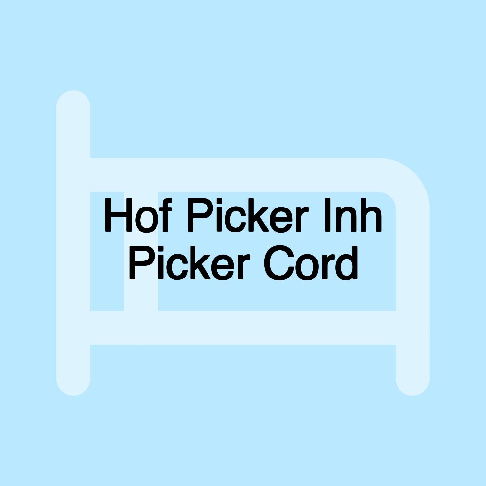 Hof Picker Inh Picker Cord