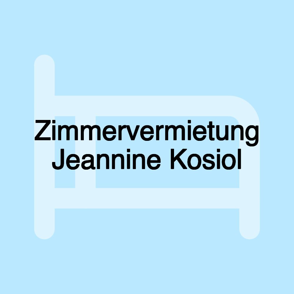 Zimmervermietung Jeannine Kosiol