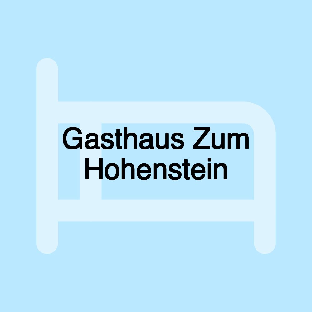 Gasthaus Zum Hohenstein