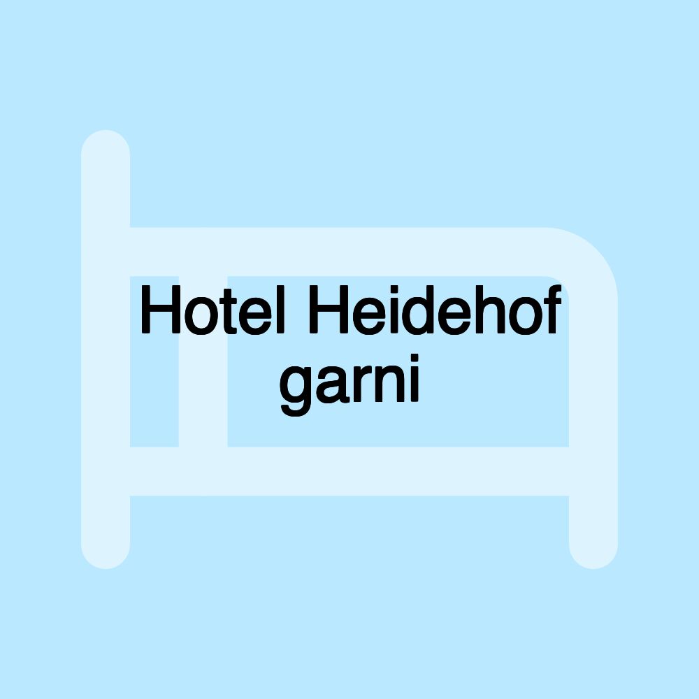 Hotel Heidehof garni