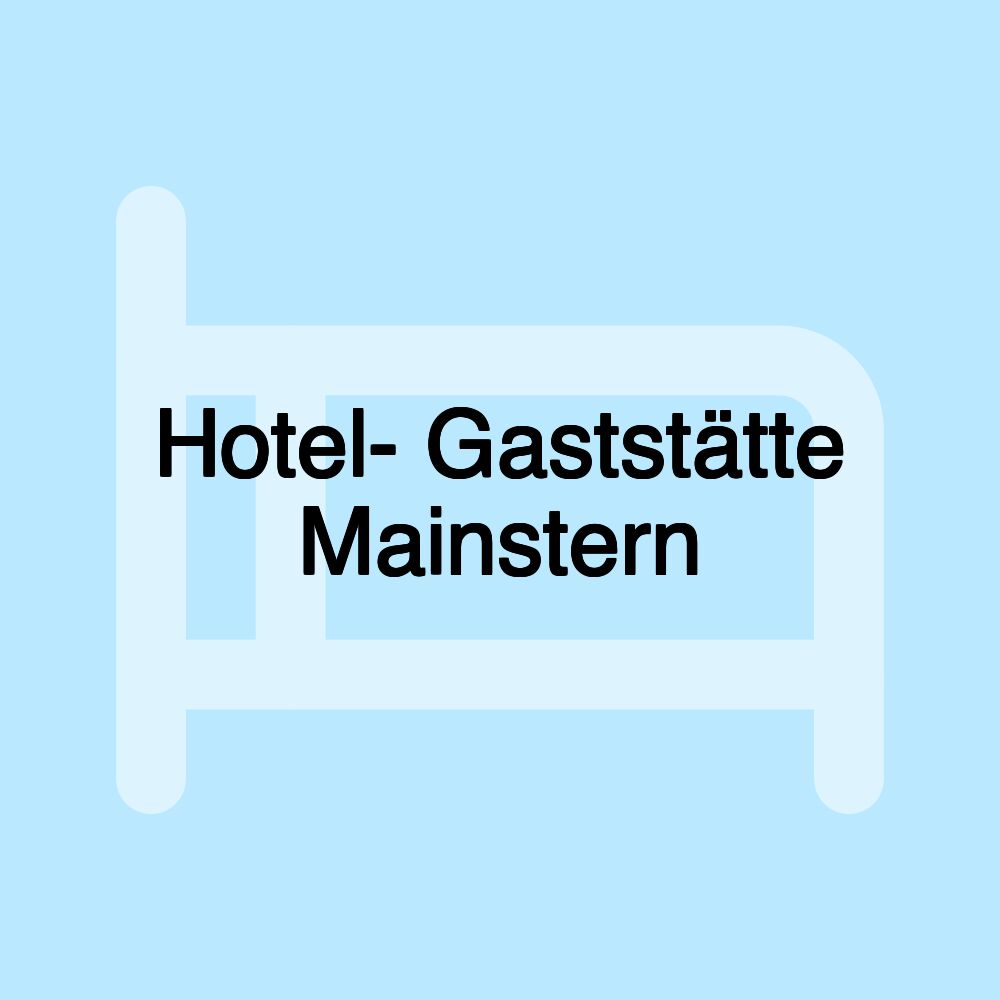 Hotel- Gaststätte Mainstern