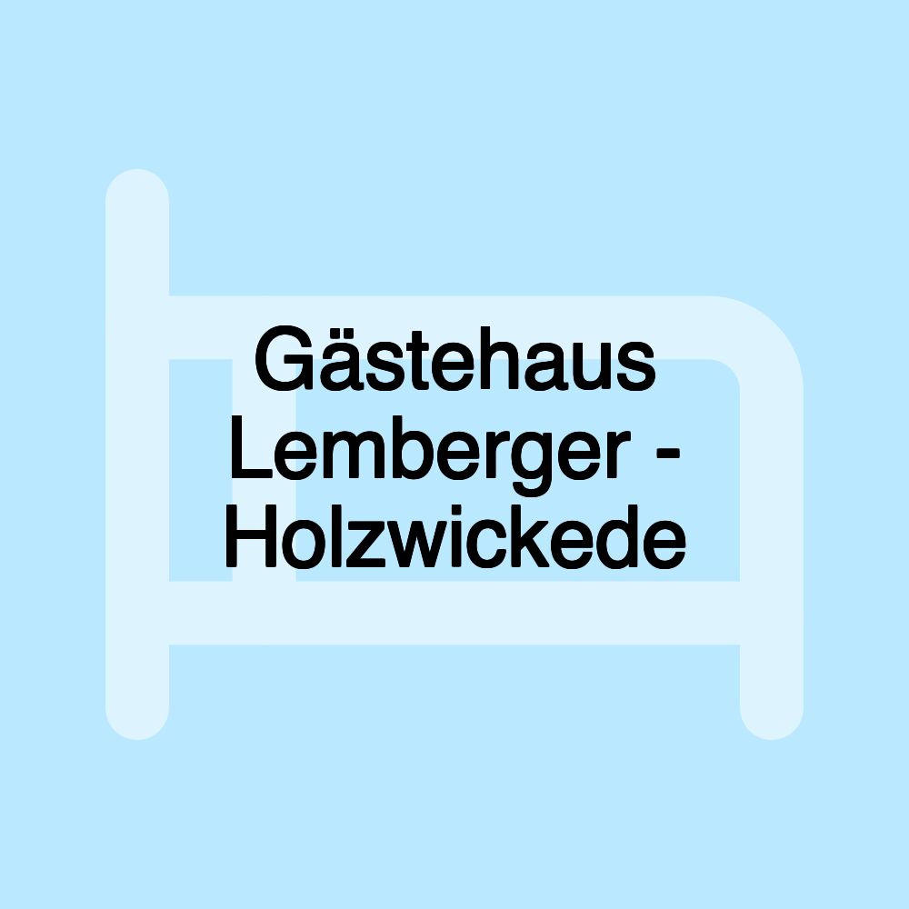 Gästehaus Lemberger - Holzwickede