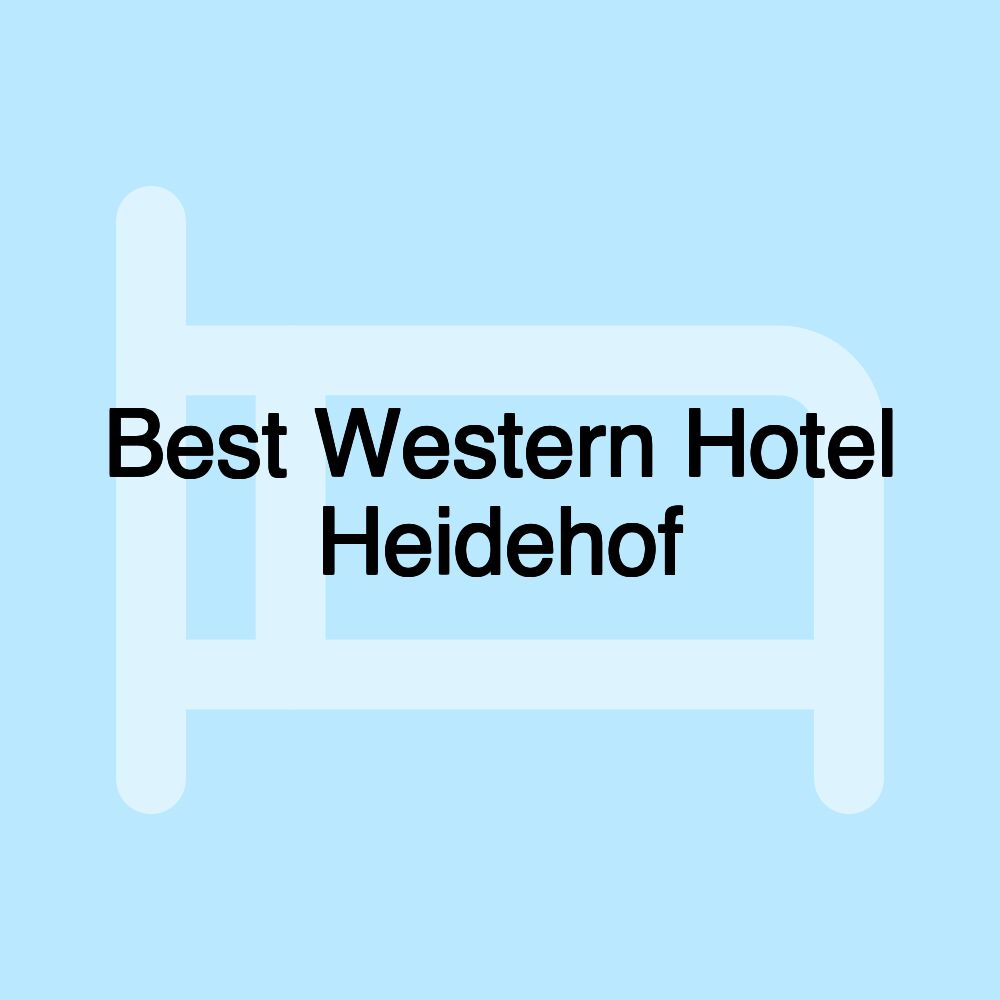 Best Western Hotel Heidehof