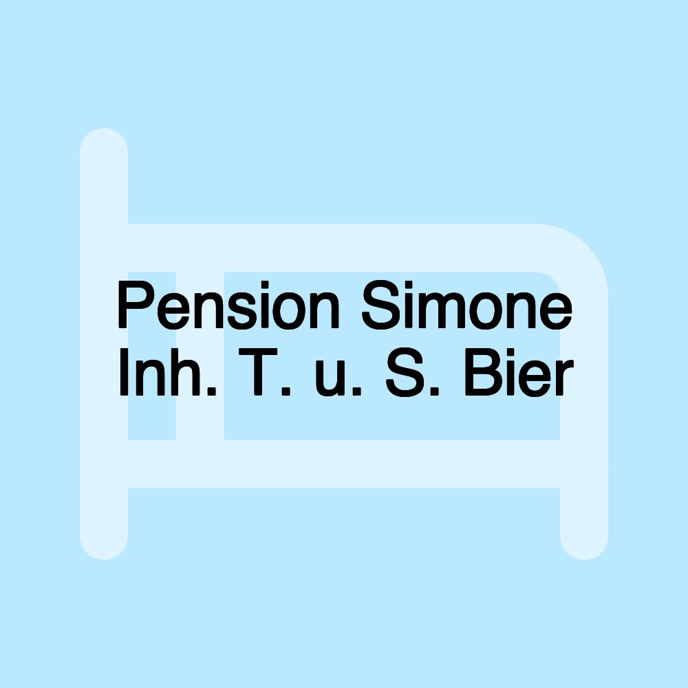 Pension Simone Inh. T. u. S. Bier