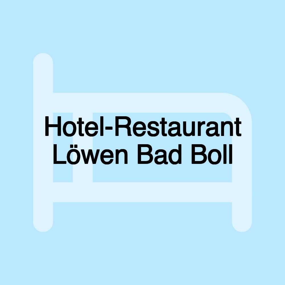 Hotel-Restaurant Löwen Bad Boll