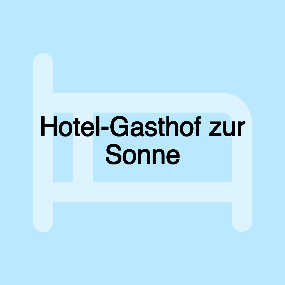 Hotel-Gasthof zur Sonne