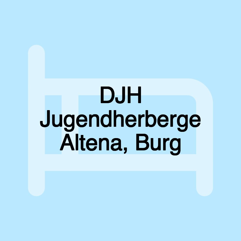 DJH Jugendherberge Altena, Burg