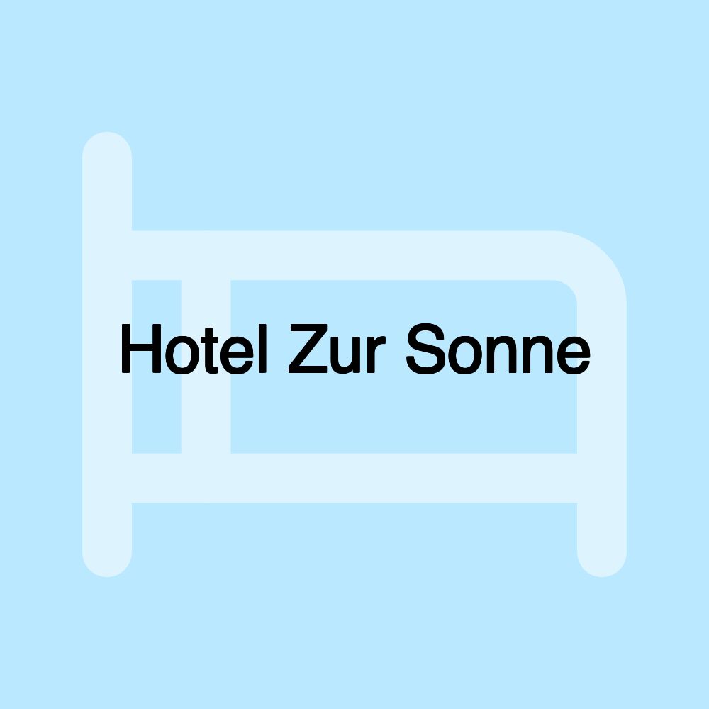 Hotel Zur Sonne