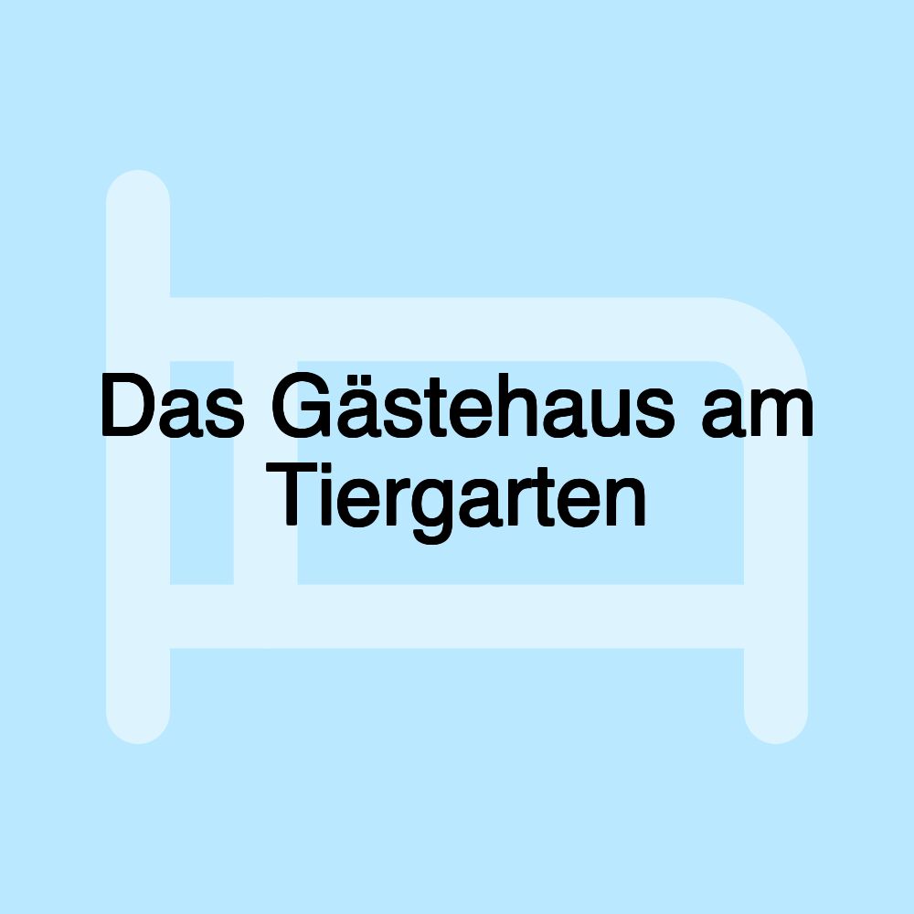 Das Gästehaus am Tiergarten