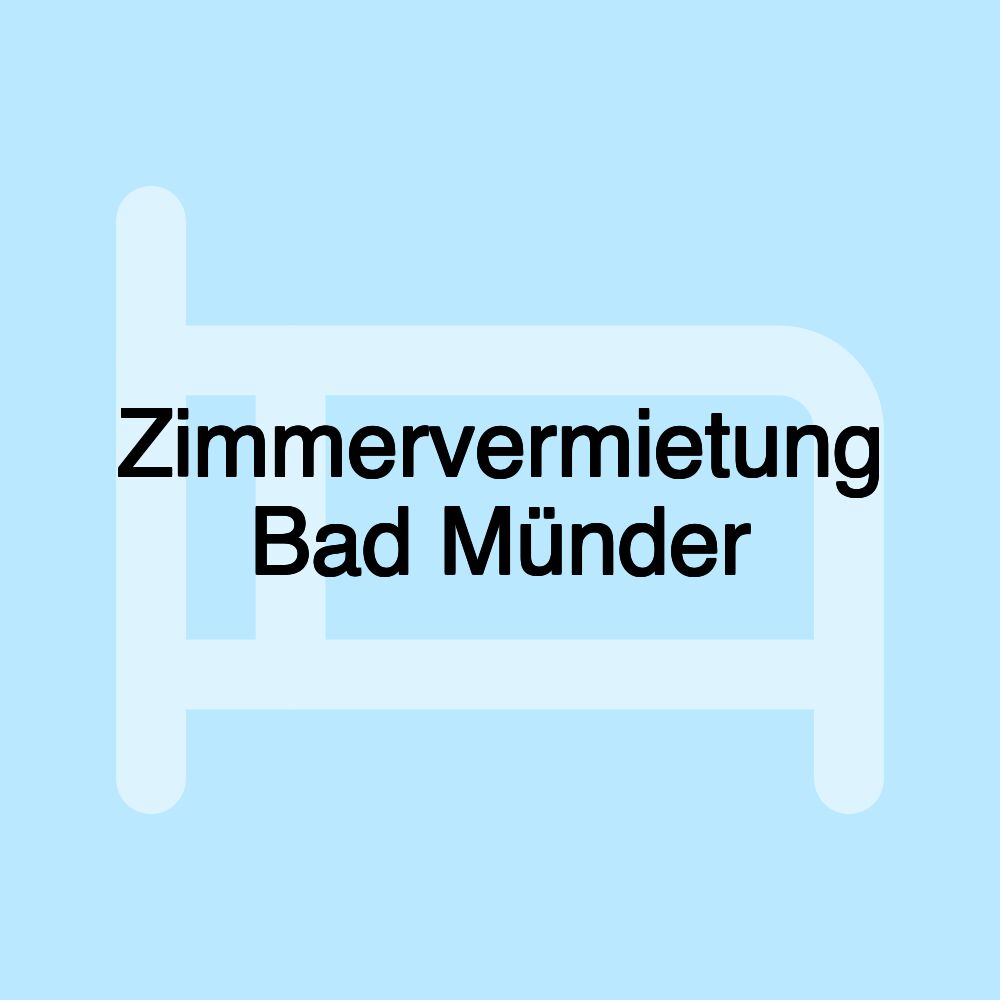 Zimmervermietung Bad Münder