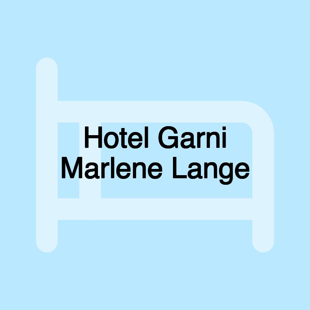 Hotel Garni Marlene Lange