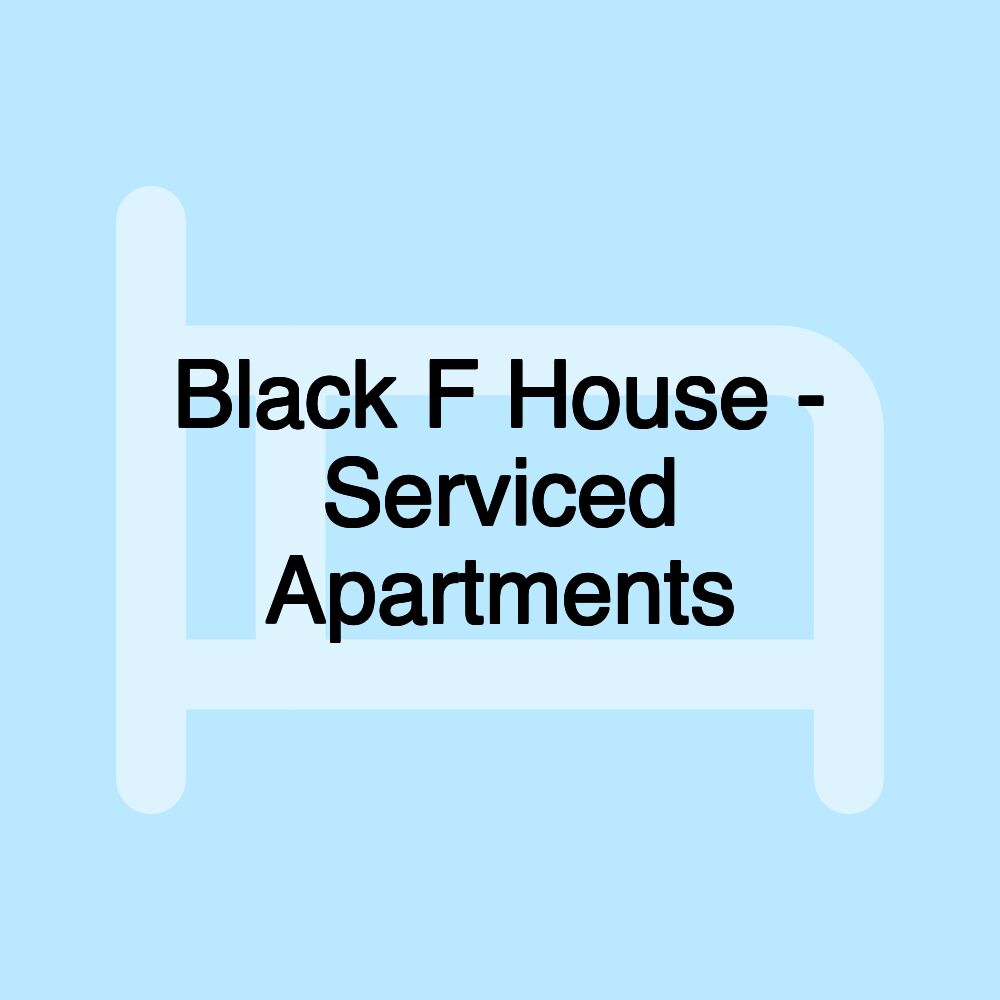 Black F House - Serviced Apartments